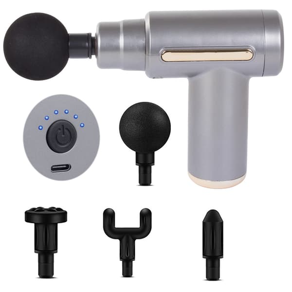 Wireless Massage Gun, Handheld Muscle Massager Grey grå gray
