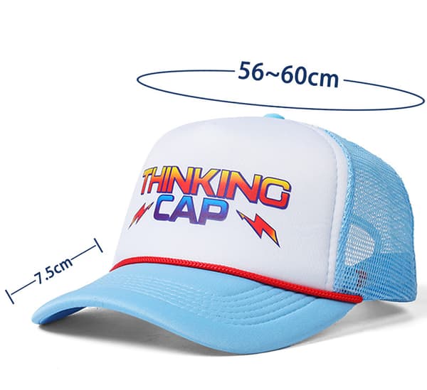 Stranger Things sæson 4 Hellfire Club Dustin cosplay hat tænkehat