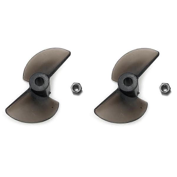2st FT012-9 Roder Bakre Propeller 2 Blad Propeller för FT012 2.4G Borstlös RC Båt Reservdelar black