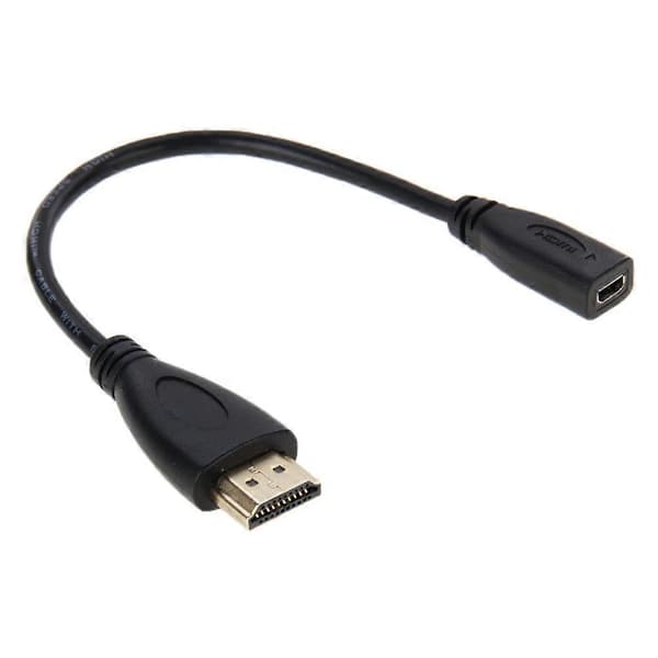 20 cm HDMI han til Micro HDMI hun adapterkabel Not Specified