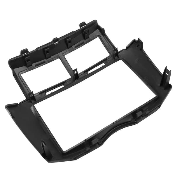 Bilradio Fascia Trim Kit, 2 Din Dash Panel DVD Installationssats för Yaris Vitz Platz 2005 2006 2007 200 black