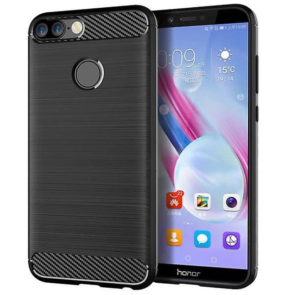 Blødt, holdbart beskyttende cover til Honor 9 Lite - SortCJY