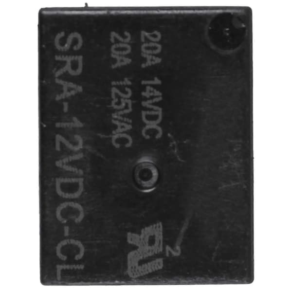 10 stk. Relæ 5 ben SPDT SRA-12VDC-CL DC 12V spole 20A Universal PCB Ny Black