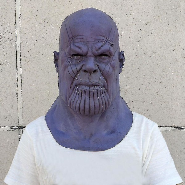 Thanos-maske Avengers War     Thanos-masker Halloween-fest Samling rekvisitter