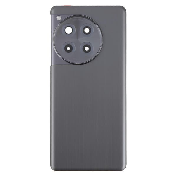 Bakdeksel til OnePlus 12R med kameralinsebeskyttelse Black