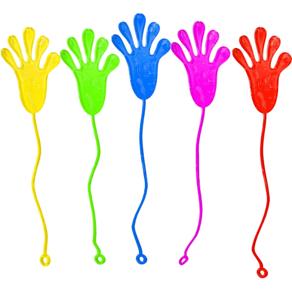 Pack of 48 Elastic Sticky Hand Toys, Best Gifts for Kids Party, Birthdays