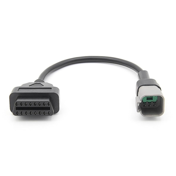 6PIN til 16PIN Diagnostisk OBD2 Kabeladapter, OBDII Scanner Erstatning til CAN AM ATV UTV Motorcykel Cykel Værktøjer