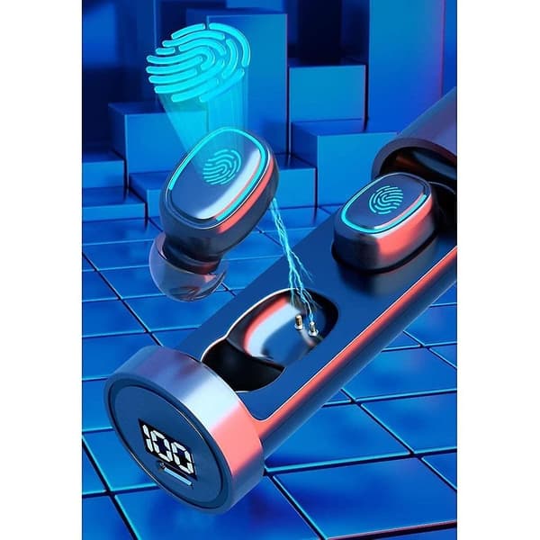 Binaurala trådlösa Bluetooth 5.0 sporthörlurar