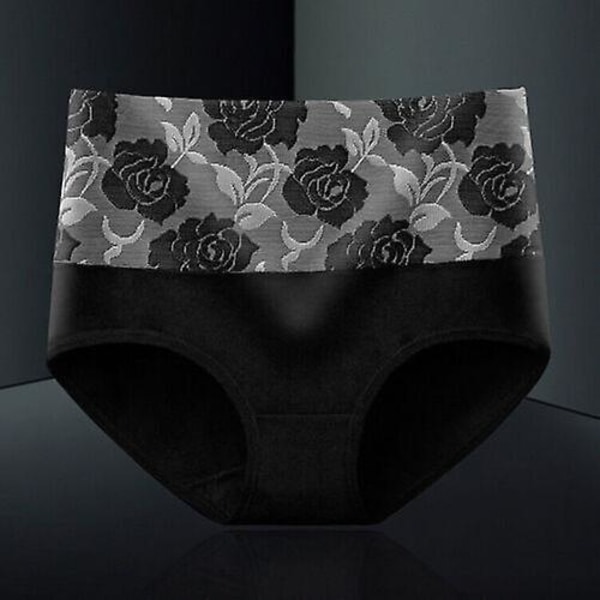 Everdries läckagesäkra underkläder för kvinnor Inkontinens läckagesäkra skyddsbyxor Black 2XL