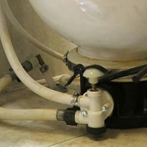 Vattenventilmontering för husbilstoalett ersätter Dometic Sealand Ecovac Vacuflush
