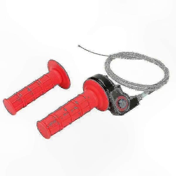 Quick Action Gasgreb Twist med Kabel til 125cc 140cc Pitbikes Rød