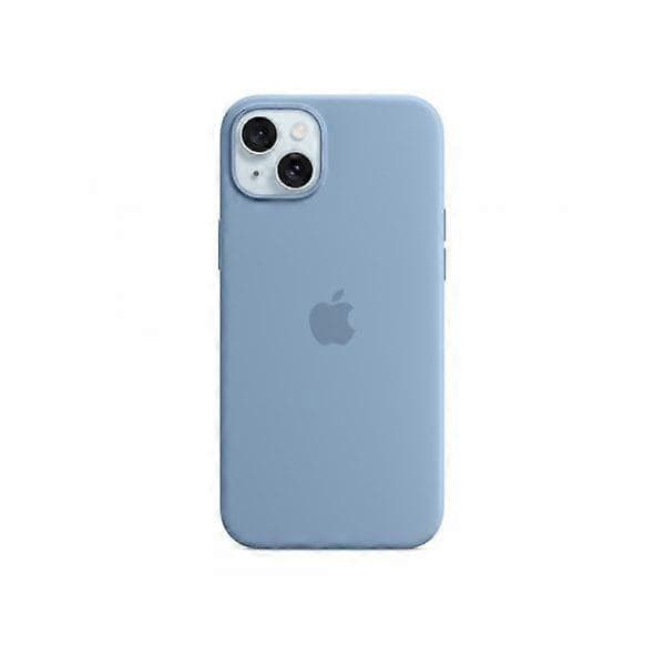 Silikondeksel til iPhone 15 Plus med MagSafe Vinterblå MT193CJY
