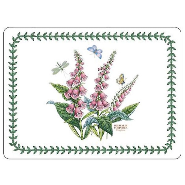 Pimpernel Botanic Garden bordstabletter Set med 6 nya mönster-yg