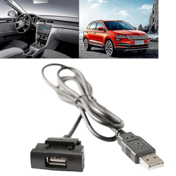 Bil RCD510 RNS315 Radio USB-gränssnitt Förlängningskabel Adapter För Skoda Octavia Modifiering Android-GP