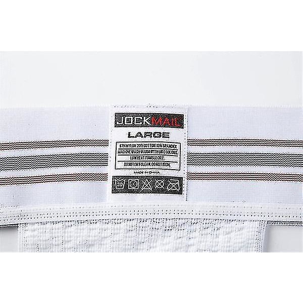 Herreklær Erwear Atletisk Støtte Ungdom Trening Jock Strap Erpants White M