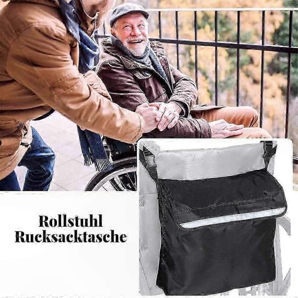 Vattentät mobilitetsväska med reflexband för säkerhet och bekvämlighet