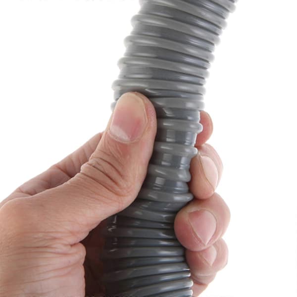 Fleksibel 70 cm/100 cm lang PVC afløbsslange, forlænget afløbsrør til badeværelsesvask og køkkenvaskinstallation 150cm