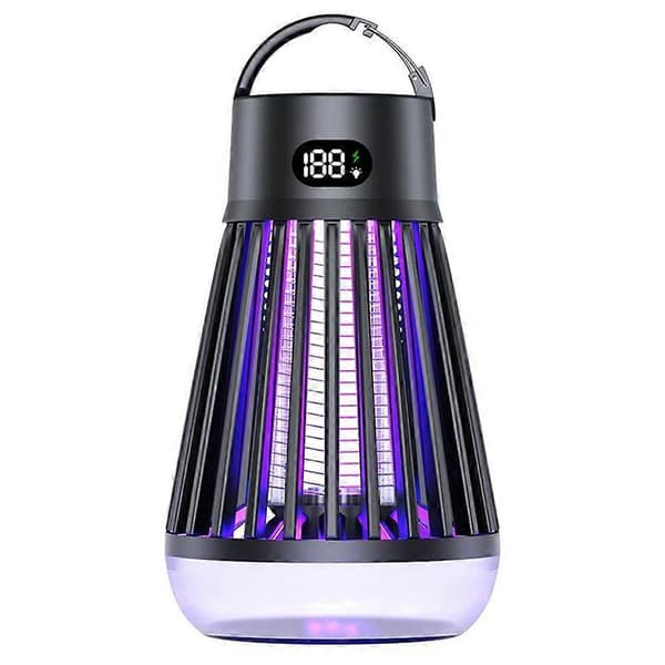 Zappify 2.0, Ny Zappify Myggdreper, USB Oppladbar Bærbar Dreper Black