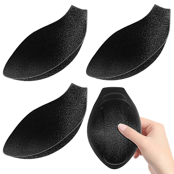 Kpl Miesten Pullistus Sieni Vahvistus Kupit Suurentavat Etuosaa Miesten Paketti Tehoste Tyynyt Uimahousuihin Stringeihin Shortseihin Black 15.00X10.00X2.00CM