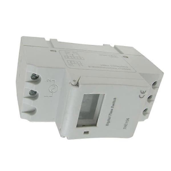 Elektronisk Ukentlig 7 Programmerbar Digital Tidsbryter Relé Timer Kontroll 220V 230V 30A Din