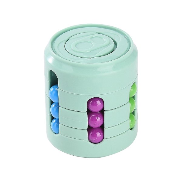 Barnens Stressreducerande Leksaker Fingertoppsspel Högkvalitativ ABS 6 X 6 X 7 Cm Kullager Spinner green