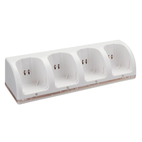 4 stk 2800mAh oppladbare celler og Wii Cell Charge Dock-stativ for Wii-fjernkontroll-tilbehør