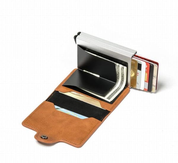 Automatisk kortholder Svart Black one size