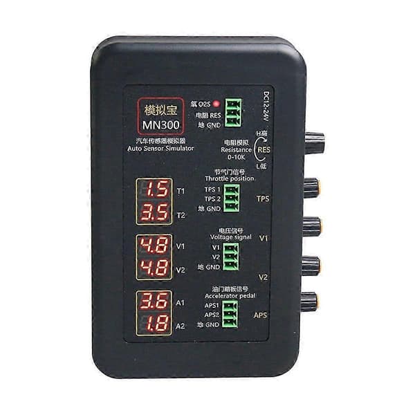 Mn300 Auto Sensor Simulator Automotive Signal Tester Bilskinne Oxygen Olie Tryk Flow Sensor Signal Generator