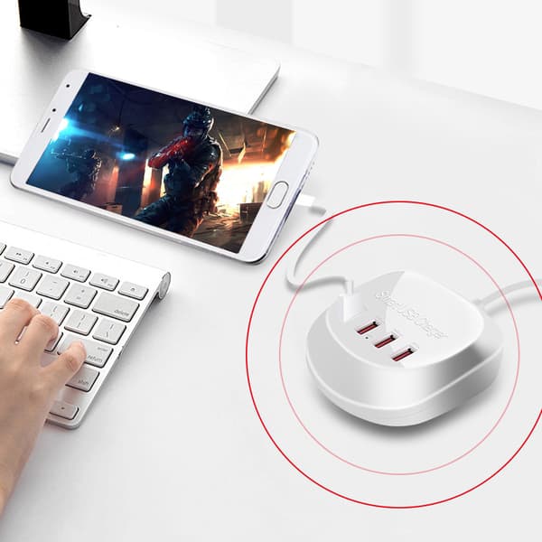 Intelligent 4-ports 20W USB reiselader, CJY