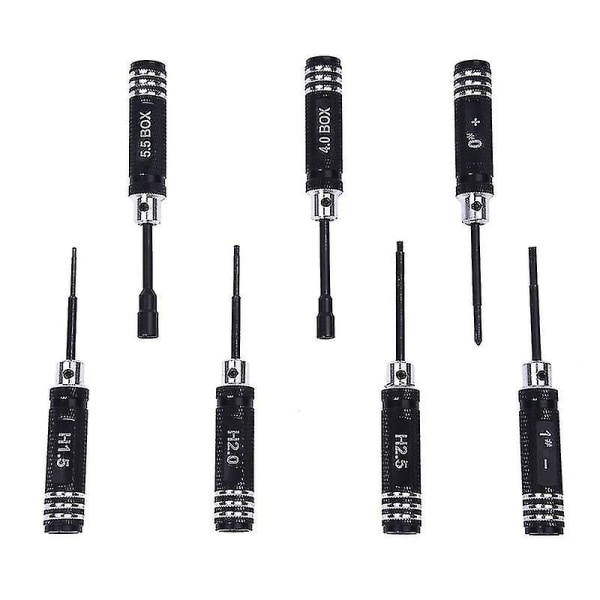 7 Hex Screwdriver Tool Kit For Rc Car Helicopter Plane