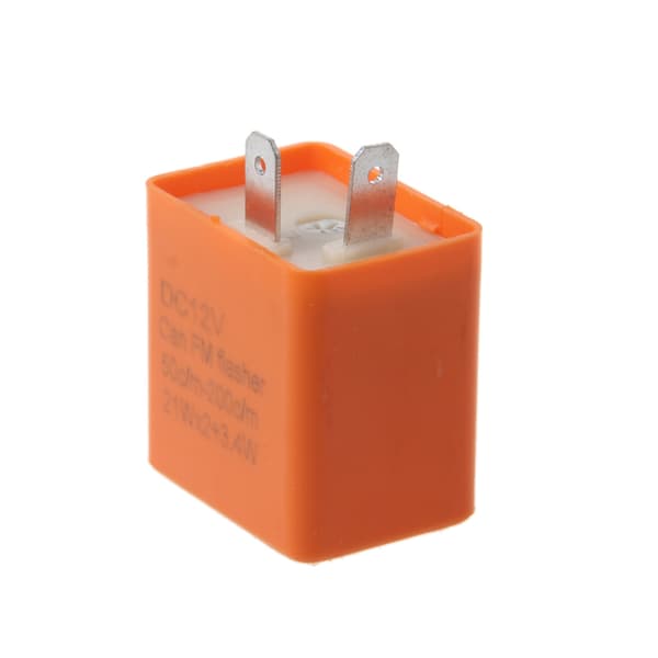 12V 2-polet motorcykelblinklys justerbart LED-blinklysrelæ blinklysindikator