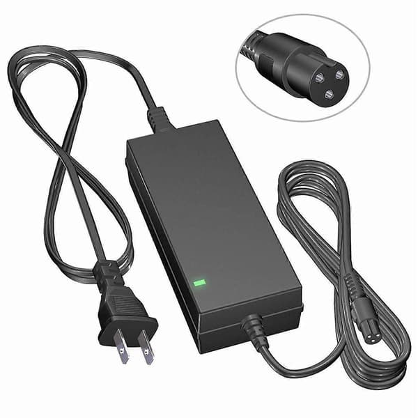 42V 2A Adapterlader Strømforsyning For Balanserende Elektrisk Sparkesykkel Hoverboard black One Size