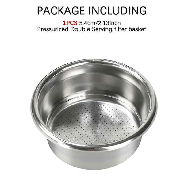 54mm Dobbeltvægsfilterkurv 1 stk. enkelt kopfilter