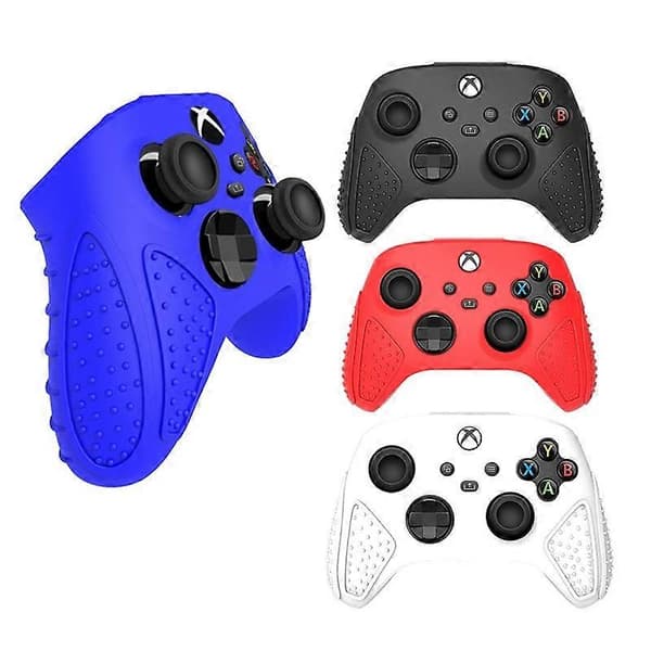 För Xbox Series S / X Gamepad Silikonskyddsfodral Black