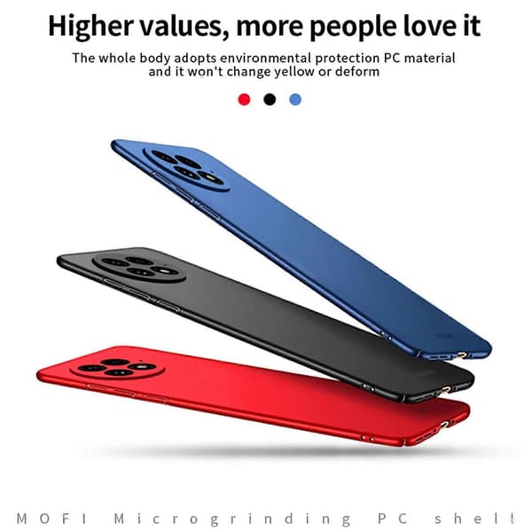 OnePlus 13 -puhelinkotelo MOFI Shield Matte Series Ultra Slim PC -suojakuori Multicolor Red