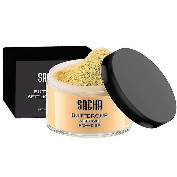 2 stk Sacha Buttercup Setting Powder - Finmalt og blitsvennlig