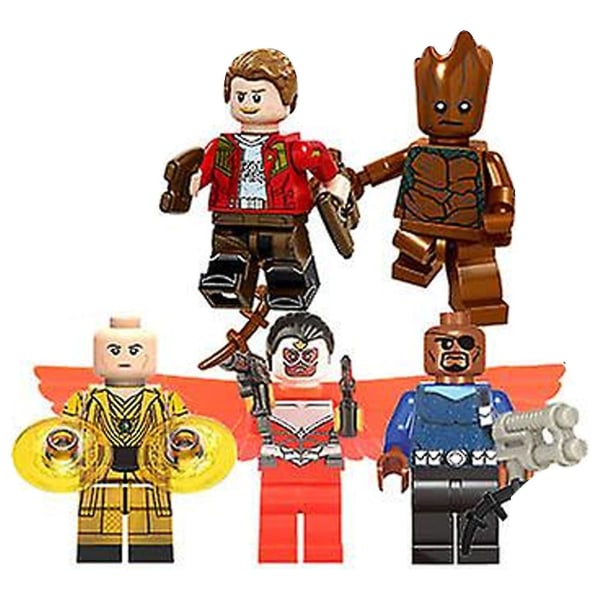 32 st Marvel Avengers Super Hero Comic Mini Figures Dc Minifigure Present för barn