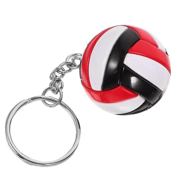 Nøkkelringtilbehør med sportstema i volleyballform