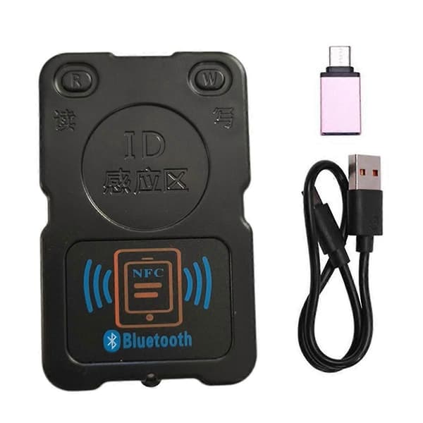 NFC-PM8 Bluetooth RFID Smart Chipkort Krypteringsnøglelæser med Trådløs Forbindelse