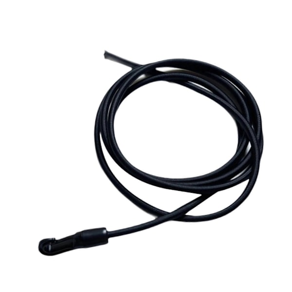 Romaskine Trækrem Reb Snor 2,5M Lang Udskiftning til Bodybuilding Black 2.5m