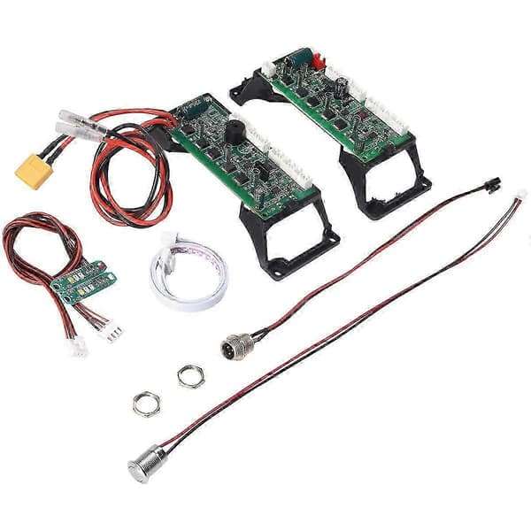 Dubbelt system elektrisk balansskoter skateboard hoverboard moderkort kontrollkort (WCJY) As Shown
