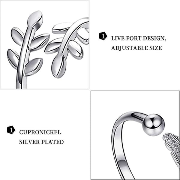 Justerbart åbent ringsæt til fingre, led, tommelfinger, tå, strand, smykker til kvinder og piger