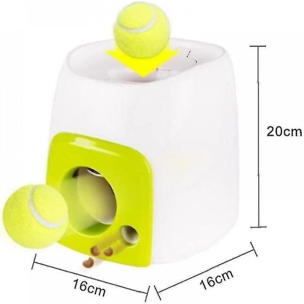 Aleko Automatic Dog Ball Launcher - Interactive Ball Throwing Machine For Dogs（The ball rolls down due to gravity, not ejected!）
