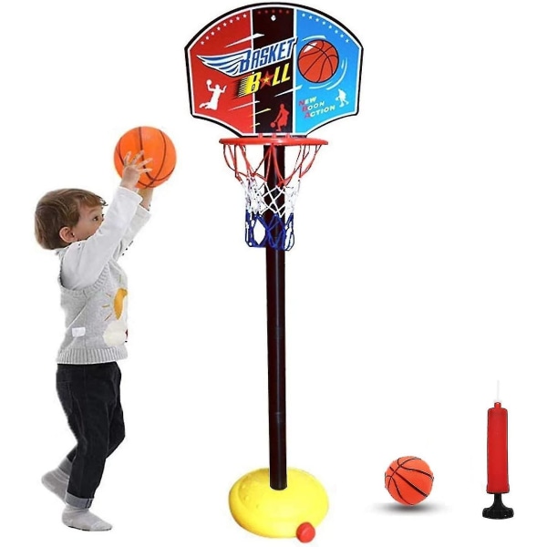 Basket Hoop Stand Set Justerbar höjd Sportspelutrustning för barn