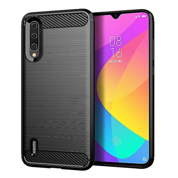 Durable Soft Protective Case for Xiaomi Mi CC9 - BlackCJY
