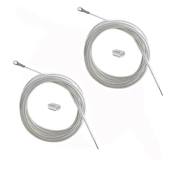 2PC Kajak förmonterad roderkabelsats UP DOWN Line System Kajakroderkablar Pre Fab med kabelöglor