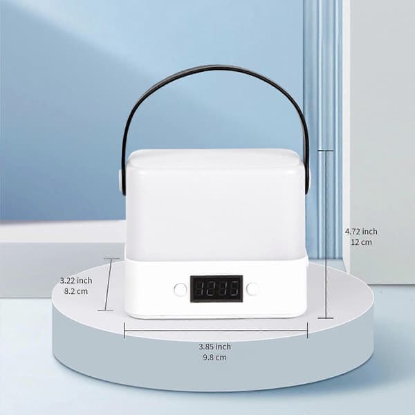 Fjernkontroll og oppladbar nattlampe White
