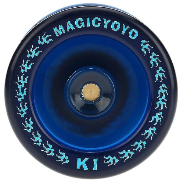 Yhsqv-responsiv Yoyo K1-plus med Yoyo-säck + 5 strängar och Yo-yo-handske Gif, blå