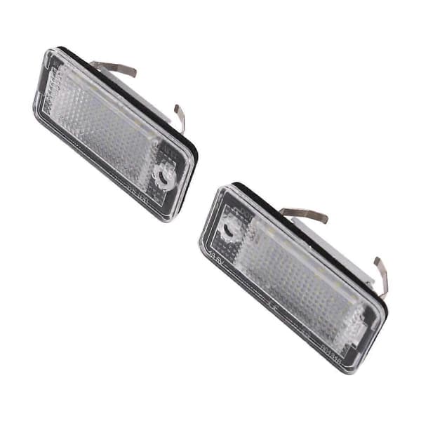 2 stk. LED nummerpladelys til A3 A4 S4 RS4 B6 B7 A6