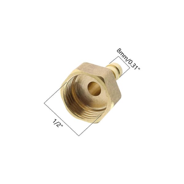 2 kpl 8 mm 1/2 tuuman naaraskierre messinkiset letkuliittimet, letkuliitin, sovitin CJY